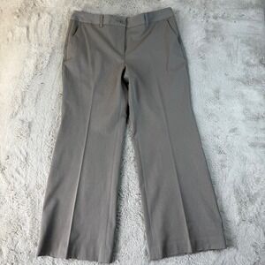 Talbots‎ Petites Dress Pants Stretch Career Bootcut Gray Sz 14 Career Minimalist